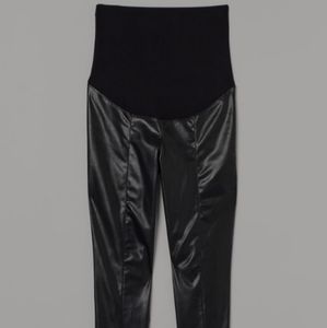 H&M Mama Faux Leather Leggings